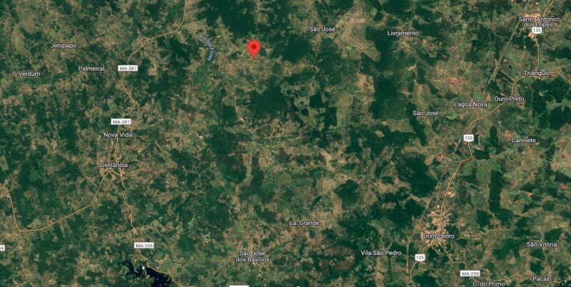 Foto 2 de 3: Area Rural em leilão em Santo Antônio Dos Lopes - MA — LOTE 001 Fazenda São Francisco, medindo 77.90.00ha, Povoado Centro dos Rodrigues, Santo Antonio dos