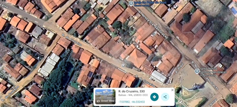 Foto 3 de 4: Comercial em leilão em Balsas - MA — LOTE 001 Um lote Urbano na Rua do Cruzeiro, n° 04, Quadra 45, Bairro Trizidela, Balsas/MA