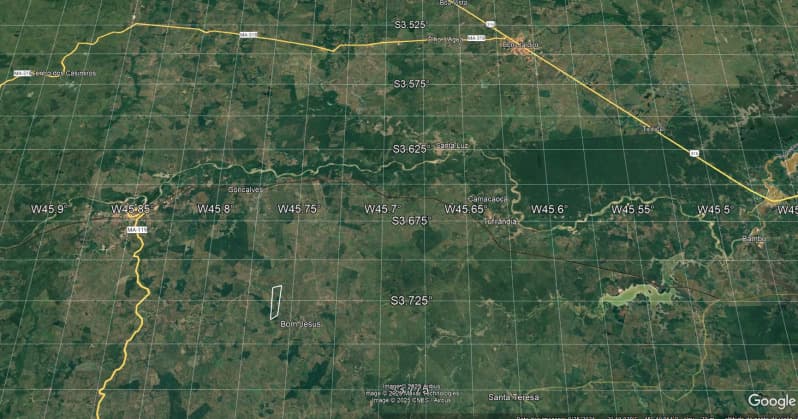 Area Rural em leilão em Alto Alegre Do Pindaré - MA — LOTE 001 Fazenda Água da Rocha, Gleba Auzilândia, Povoado Bananal, Alto Alegre do Pindaré/MA com áre