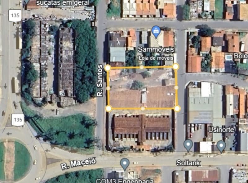Terreno em leilão em Montes Claros - MG, bairro Vila Sion — LOTE 001 Imóvel em Montes Claros/MG - Vila Sion/Santo Antônio