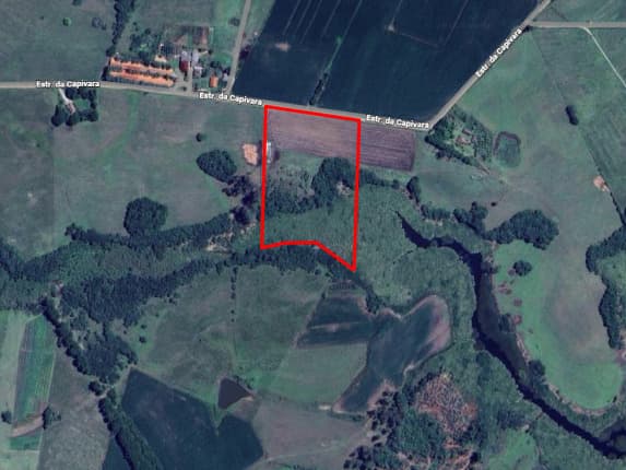 Terreno em leilão em Pelotas - RS — LOTE 001 UMA FRAÇÃO DE TERRAS, no lugar denominado Capivara, com a área de 36.900,00m² (3,69ha) em P