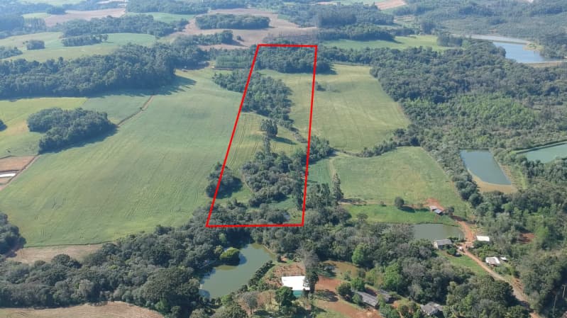 Area Rural em leilão em Erechim - RS, bairro Vale dos Parreirais — LOTE 001-2 PARTE DO LOTE RURAL NÚMERO QUARENTA E SETE (47), da Linha Três (03), da Secção Paiol Gran