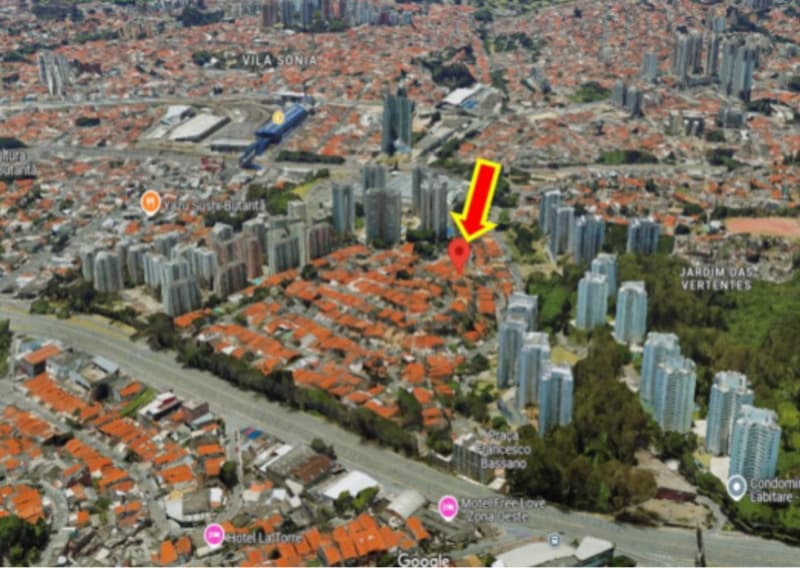 Foto 2 de 3: Casa em leilão em São Paulo - SP, bairro Jardim das Vertentes — LOTE 001 Uma Casa em Terreno de 271,66m² no Jardim das Vertentes em São Paulo/SP