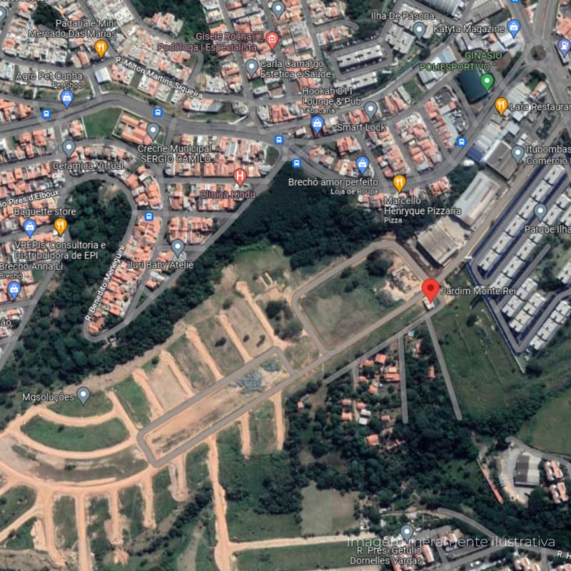 Foto 2 de 2: Terreno em leilão em Itu - SP, bairro Cruz das Almas — LOTE 001 Terreno de 200,00m² no Jd. Monte Rei em Itu/SP