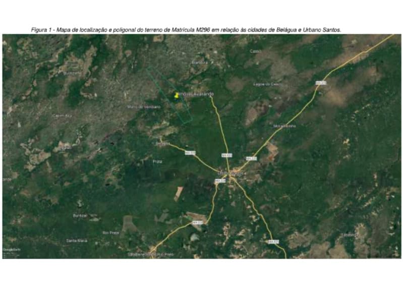 Foto 4 de 5: Area Rural em leilão em Belágua - MA — LOTE 002 Uma Gleba de Terras "Solidade" com 3.619.80ha em Belágua/MA