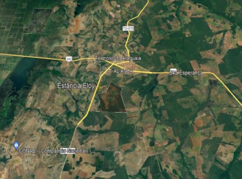 Foto 1 de 22: Area Rural em leilão em Formoso Do Araguaia - TO — LOTE 002 fazenda Estância Eloy Loteamento Pato Assado, mendindo 573,40.71 ha em Formoso do Araguaia/