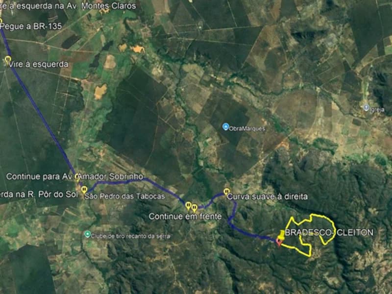 Foto 11 de 12: Terreno em leilão em Pedras De Maria Da Cruz - MG — Terreno Pedras de Maria da Cruz MG