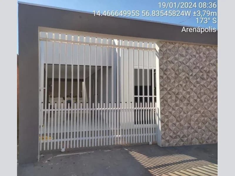 Foto 3 de 16: Casa em leilão em Arenápolis - MT, bairro Bela Vista — Casa - Arenápolis - MT
