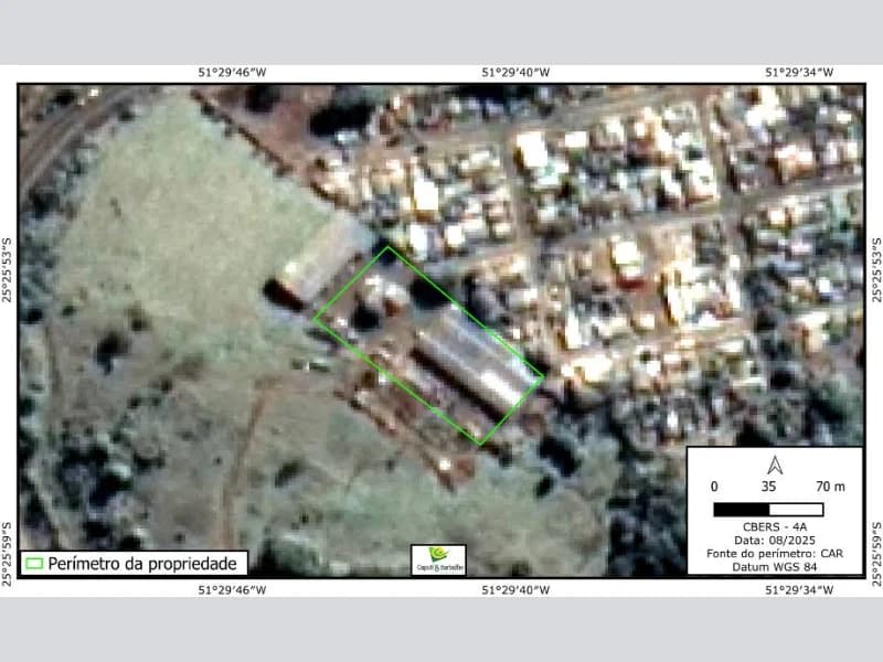 Foto 1 de 3: Terreno em leilão em Guarapuava - PR, bairro Distrito Jordão — Terreno - Guarapuava - PR