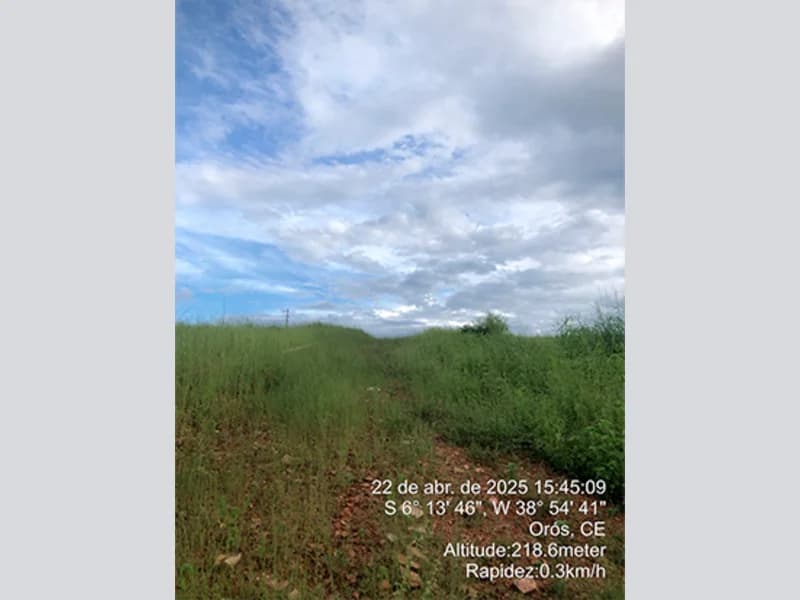Foto 8 de 12: Terreno em leilão em Orós - CE, bairro São Geraldo — Terreno - Orós - CE