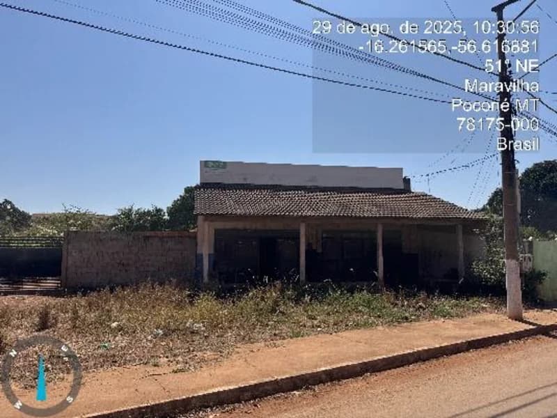 Foto 1 de 17: Comercial em leilão em Poconé - MT, bairro Cruz Preta — Prédio - Poconé - MT