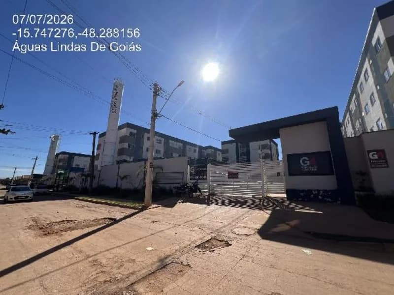Apartamento em leilão em Águas Lindas De Goiás - GO, bairro Parque da Barragem Setor 11 Quadra 89 — Apartamento - Águas Lindas de Goiás - GO