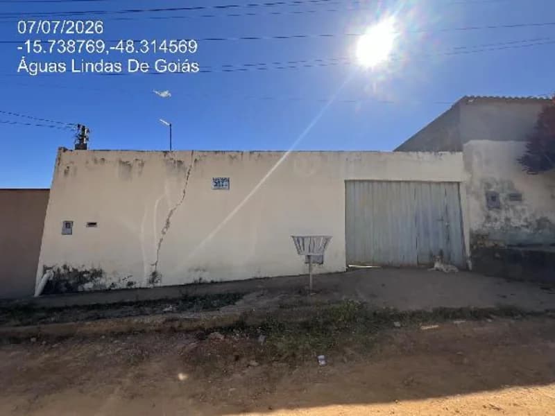 Casa em leilão em Águas Lindas De Goiás - GO, bairro Parque da Barragem Setor 16 Quadra 126 Conjunto B — Casa - Águas Lindas de Goiás - GO
