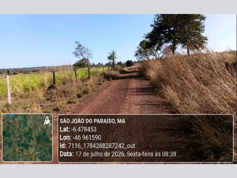 Foto 2 de 23: Area Rural em leilão em São João Do Paraíso - MA — Terreno - São João do Paraíso - MA