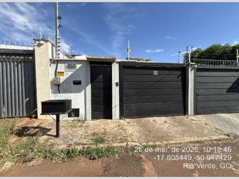 Foto 3 de 8: Casa em leilão em Rio Verde - GO, bairro Jardim Presidente — Casa - Rio Verde - GO