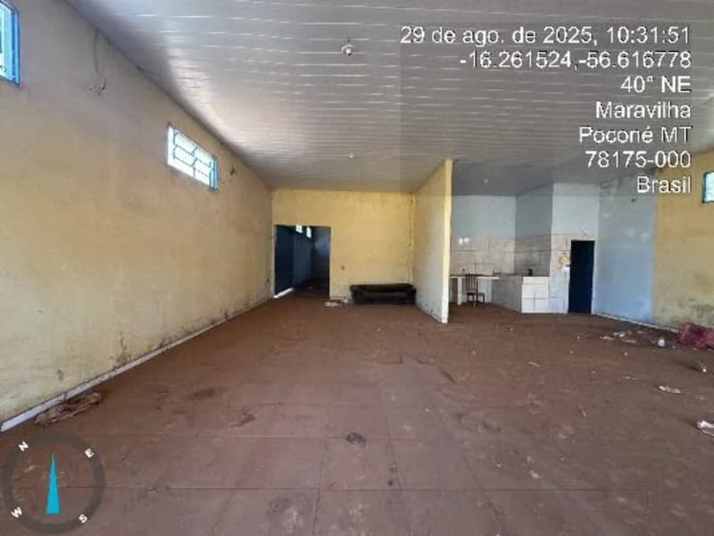 Foto 11 de 17: Comercial em leilão em Poconé - MT, bairro Cruz Preta — Prédio - Poconé - MT