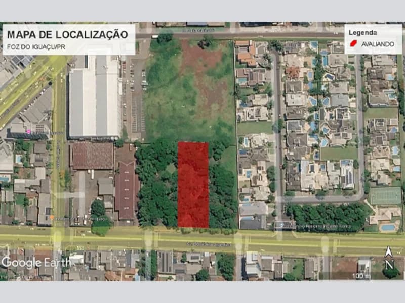 Foto 3 de 10: Terreno em leilão em Foz Do Iguaçu - PR, bairro Maracanã — Terreno - Foz do Iguaçu - PR