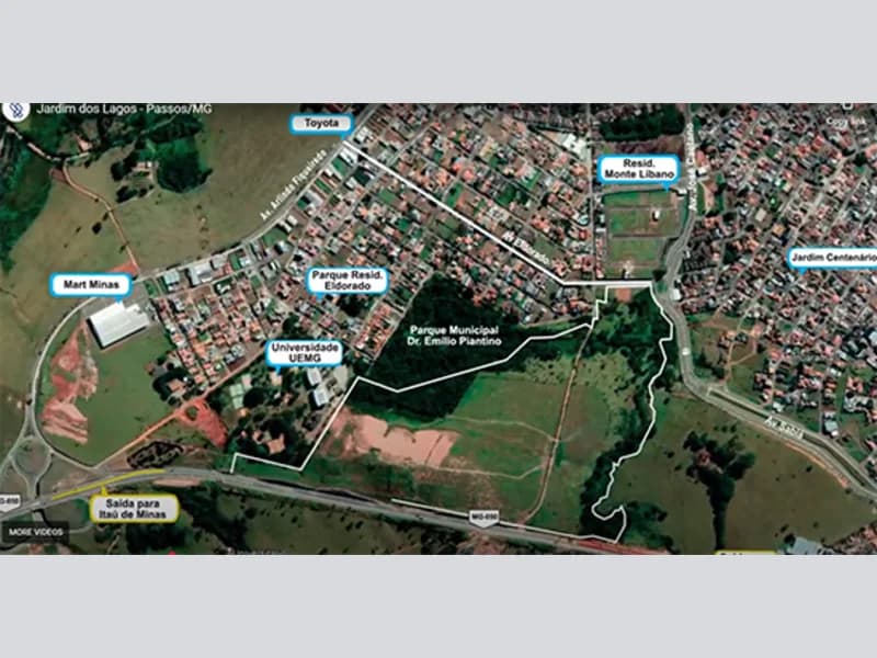 Foto 4 de 6: Terreno em leilão em Passos - MG, bairro Parque Alvorada — Terreno - Passos - MG