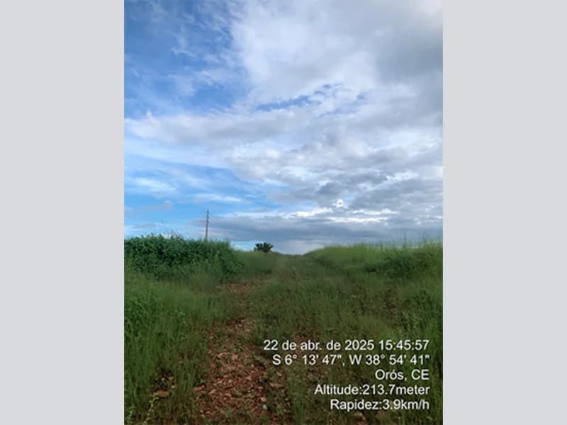 Foto 10 de 12: Terreno em leilão em Orós - CE, bairro São Geraldo — Terreno - Orós - CE