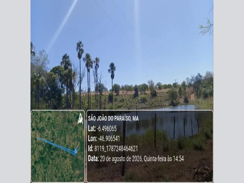 Foto 7 de 31: Area Rural em leilão em São João Do Paraíso - MA — Terreno - São João do Paraíso - MA