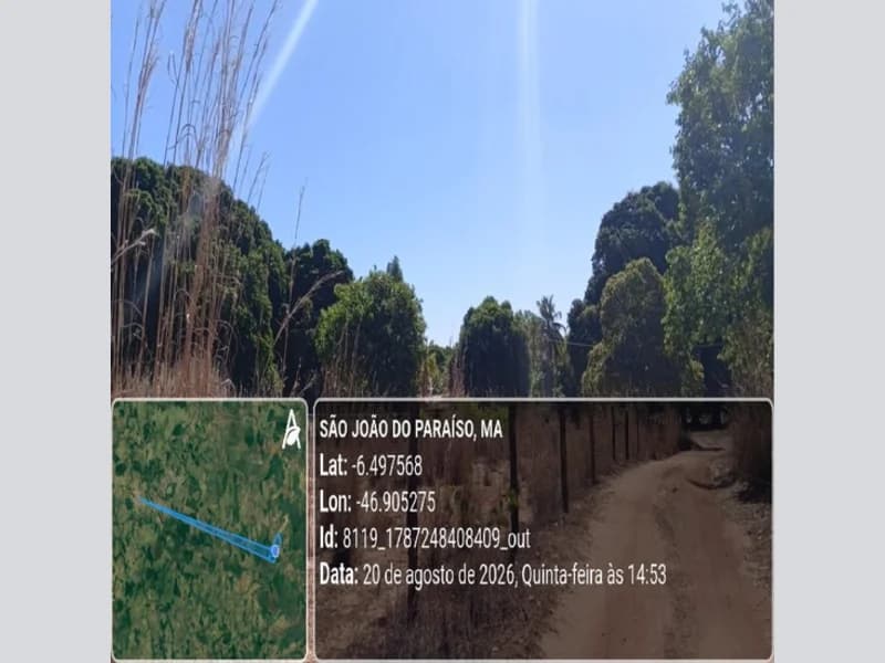 Foto 9 de 31: Area Rural em leilão em São João Do Paraíso - MA — Terreno - São João do Paraíso - MA