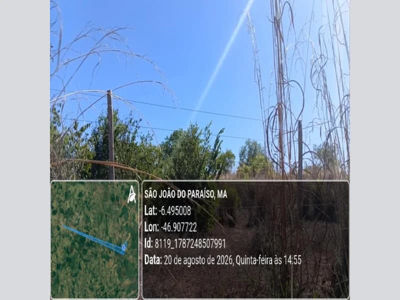 Foto 10 de 31: Area Rural em leilão em São João Do Paraíso - MA — Terreno - São João do Paraíso - MA