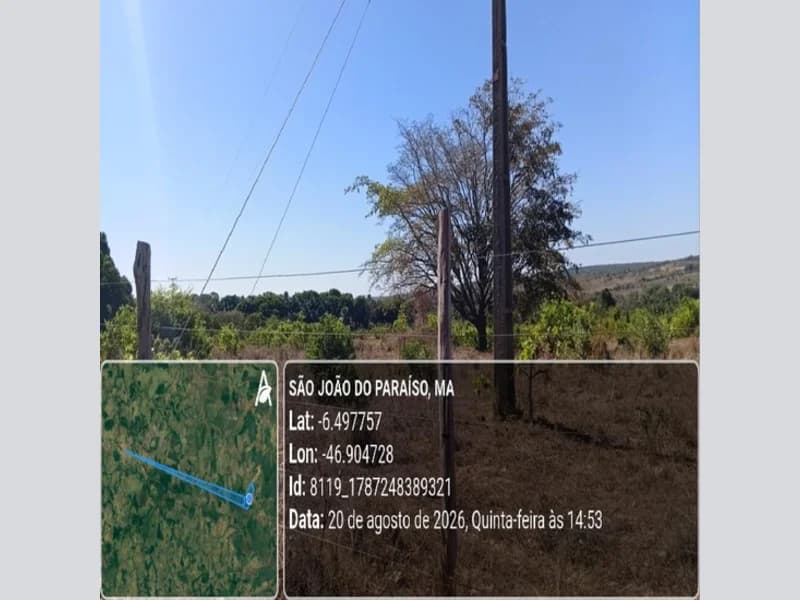 Foto 30 de 31: Area Rural em leilão em São João Do Paraíso - MA — Terreno - São João do Paraíso - MA