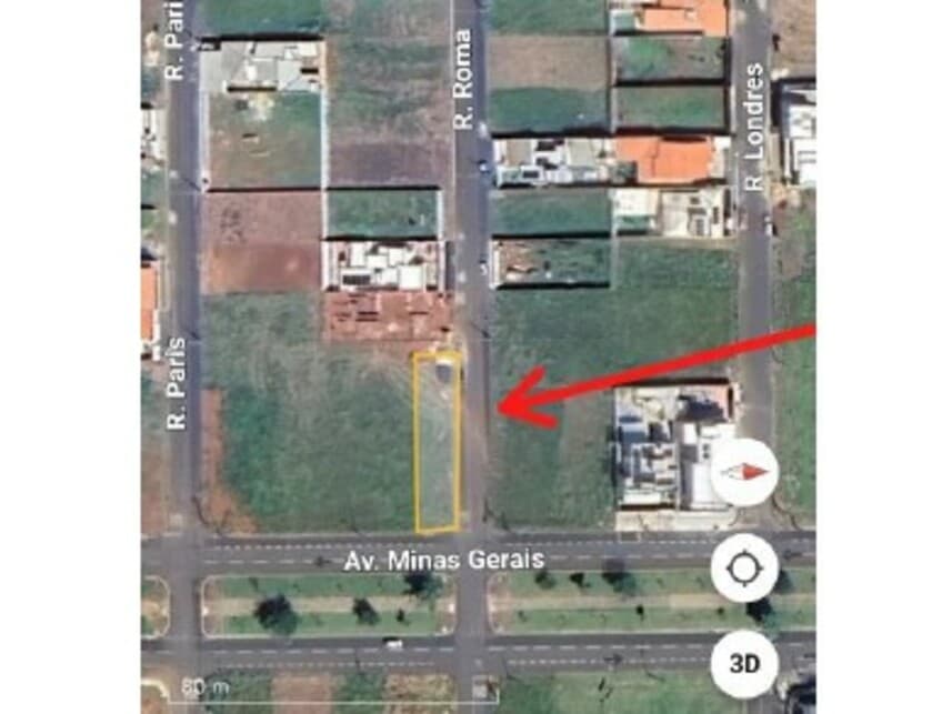 Foto 4 de 4: Terreno em leilão em Araguari - MG — Terreno à venda em leilão