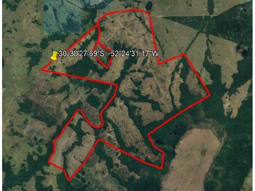 Foto 1 de 4: Area Rural em leilão em Encruzilhada Do Sul - RS — Área Rural à venda em leilão