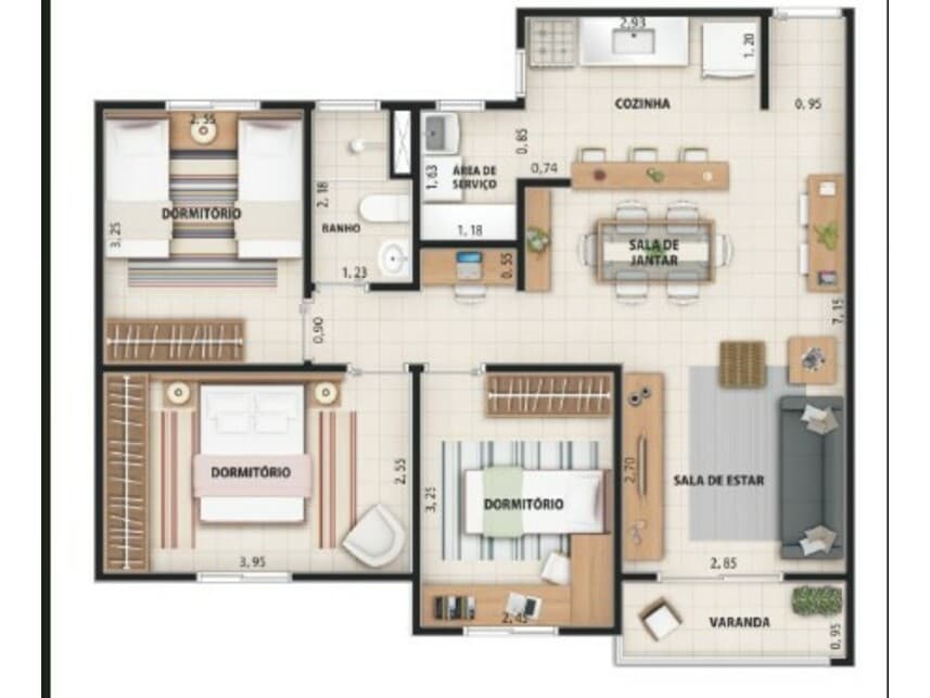 Foto 4 de 6: Apartamento em leilão em Jundiaí - SP — Apartamento à venda em leilão