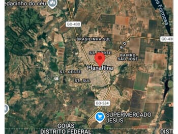 Casa em leilão em Planaltina - GO — Leilão judicial de Chácara em Planaltina/GO - Loteamento Chácaras Santa Maria