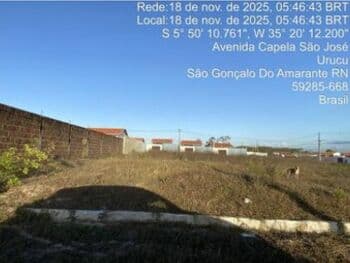 Terreno em leilão em São Gonçalo Do Amarante - RN — Leilão extrajudicial de Terreno em São Gonçalo do Amarante/RN - Loteamento Capela São José