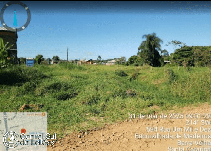 Foto 3 de 6: Terreno em leilão em Barra Velha - SC, bairro Itajuba — Terreno no Lote 18 QD N com área de 306,00m², no Loteamento Parque Residencial Mônica, em Barra Velha/SC