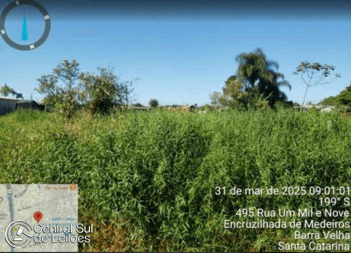 Foto 4 de 6: Terreno em leilão em Barra Velha - SC, bairro Itajuba — Terreno no Lote 18 QD N com área de 306,00m², no Loteamento Parque Residencial Mônica, em Barra Velha/SC
