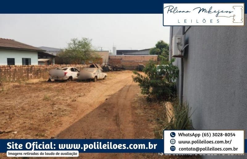Foto 2 de 6: Comercial em leilão em Sorriso - MT — Imóvel Urbano Residencial e Comercial, AT 800m², AC 290,0m² não averbada na matrícula, em Sorriso/MT
