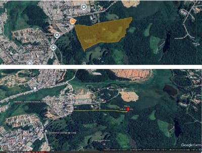 Foto 3 de 3: Terreno em leilão em Cotia - SP, bairro Graça — Terreno Urbano, A.T 90.105 m², Garça, Cotia