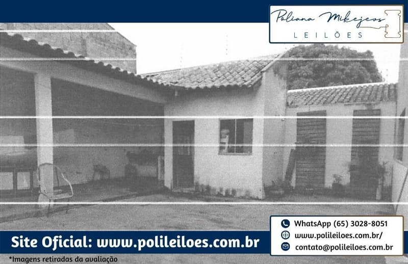 Foto 6 de 7: Casa em leilão em Campo Grande - MS — Casa Residencial, A.T. 200m², L. 27, Q. 05, Rua Serra da Mantiqueira, nº 375, do Conjunto Residencial Jardim Serra Azul, Campo Grande/MS, A.C. 154,03m³, dos quais apenas 25,20m² constam averbadas na matrícula