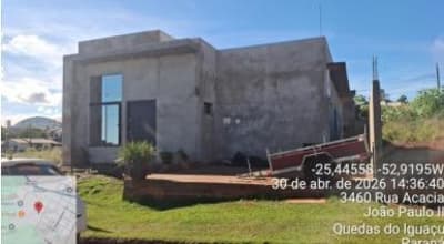 Terreno em leilão em Quedas Do Iguaçu - PR — IMÓVEL URBANO COM ÁREA TOTAL DE 280,00 m2- Em QUEDAS DO IGUAÇU/PR