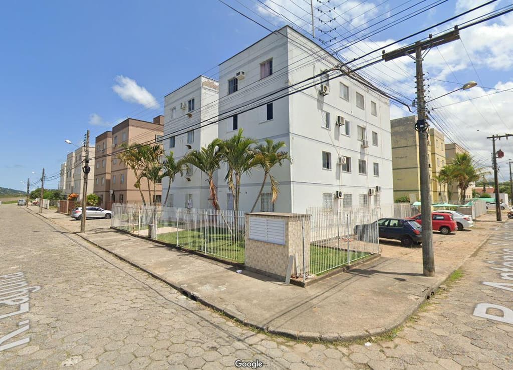 Apartamento em leilão em Tubarão - SC — Apartamento Conjunto Residencial Joana de Angelis, área de 62,11m², Tubarão/SC
