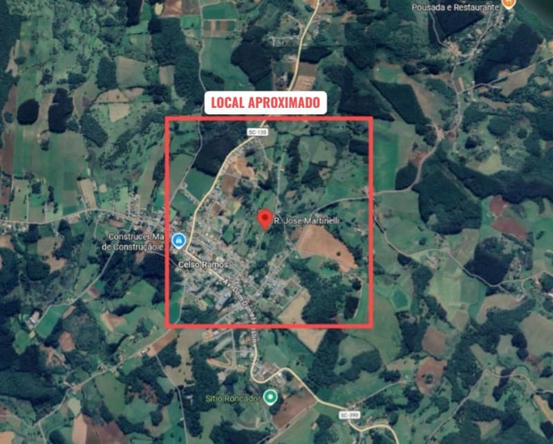 Terreno em leilão em Celso Ramos - SC — Um lote urbano, com a área superficial de 300,00m²