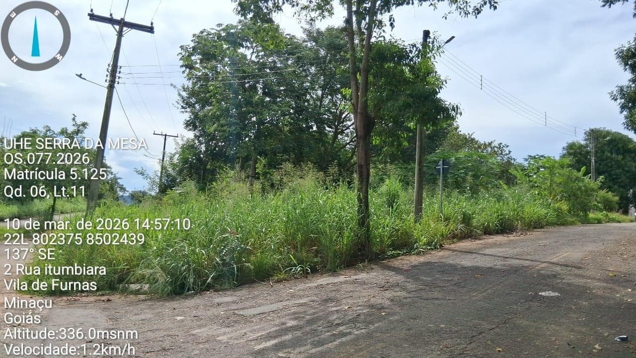 Foto 8 de 8: Terreno em leilão em Minaçu - GO, bairro Vila de Furnas — Terreno Urbano 735m² | Vila de Furnas - Minaçu/GO |Localização Nobre e Infraestrutura Completa: Ideal para Construção e Investimento!