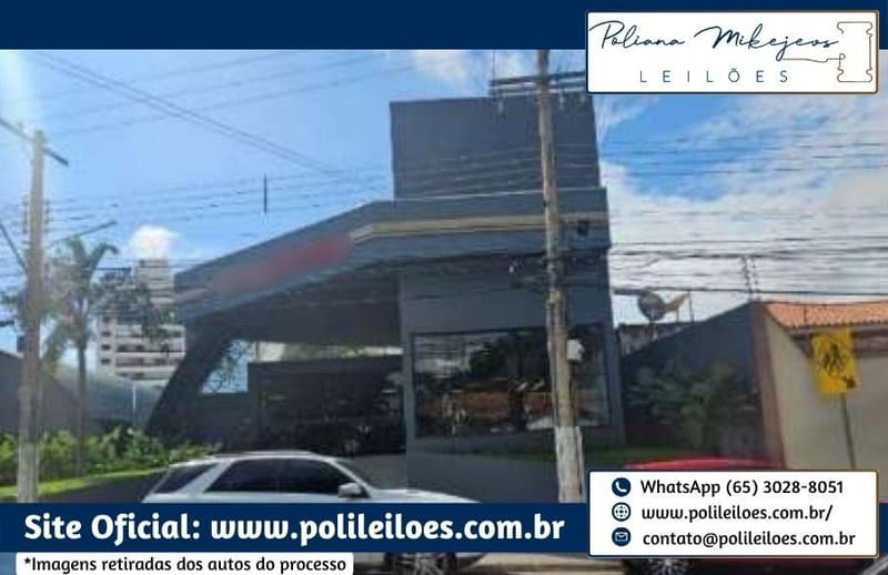 Foto 8 de 10: Comercial em leilão em Cuiabá - MT — Imóvel Comercial, nos Lotes 09 e 10, da Quadra 06, AT 748m², AC 599,63m², em Cuiabá/MT