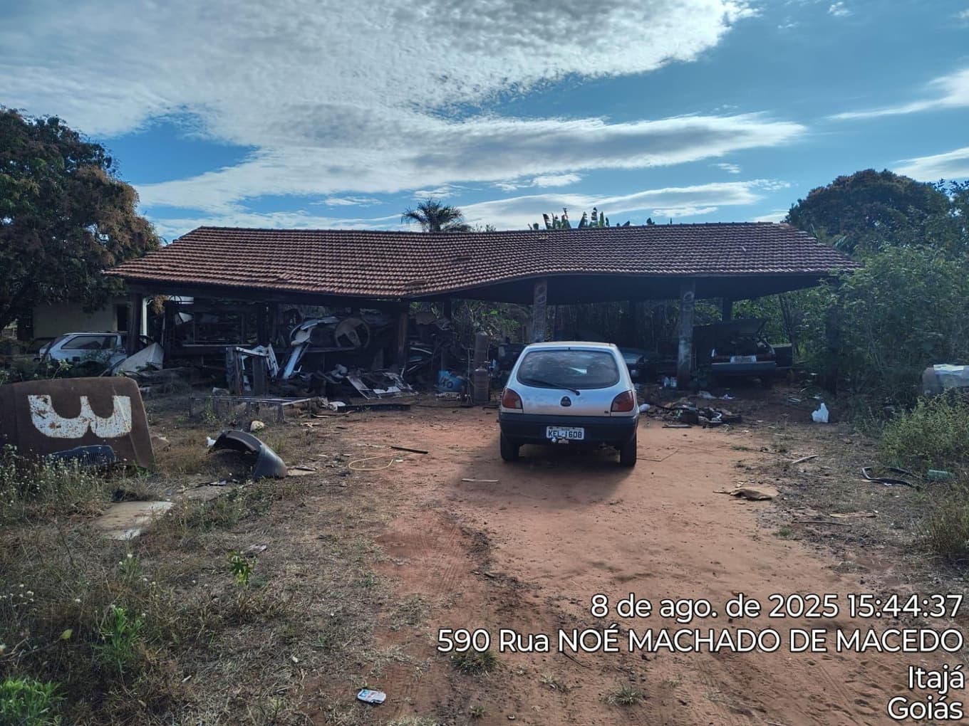 Foto 2 de 3: Terreno em leilão em Itajá - GO — TERRENO: RUA NOÉ MACHADO DE MACEDO