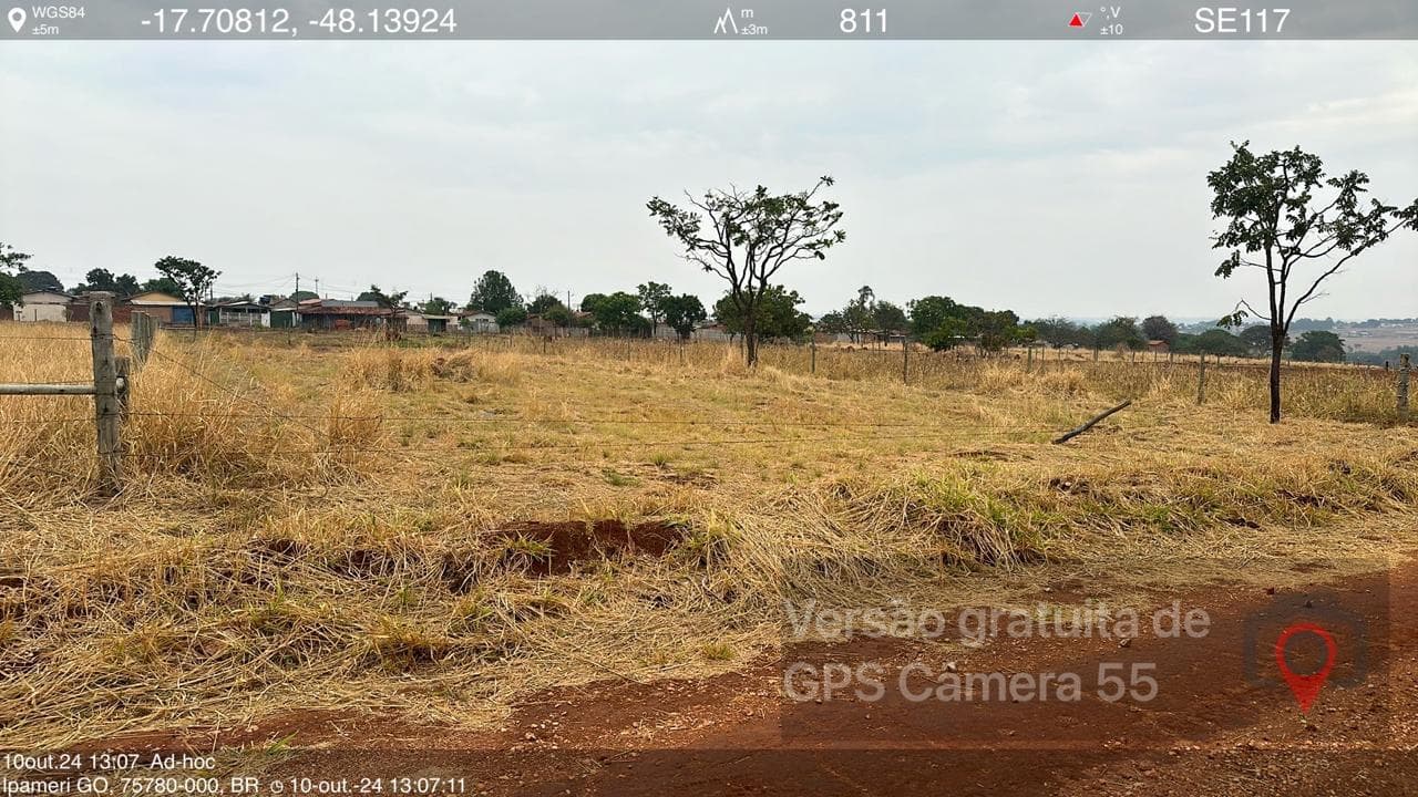 Foto 1 de 4: Terreno em leilão em Ipameri - GO — TERRENO URBANO| A.T. 1.272 M², SEM BENFEITORIAS | CHÁCARA CARVALHO EM IPAMERI/GO - LEILÃO EMPRESARIAL SISTÊMICO SICREDI