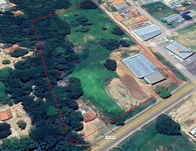 Foto 3 de 11: Terreno em leilão em Pedro Afonso - TO — Terreno 24.794m² com Sala Comercial com Galpão | Pedro Afonso/TO | Frente para TO-010 e Córrego Perfumes: Ideal para Loteamento ou Logística.