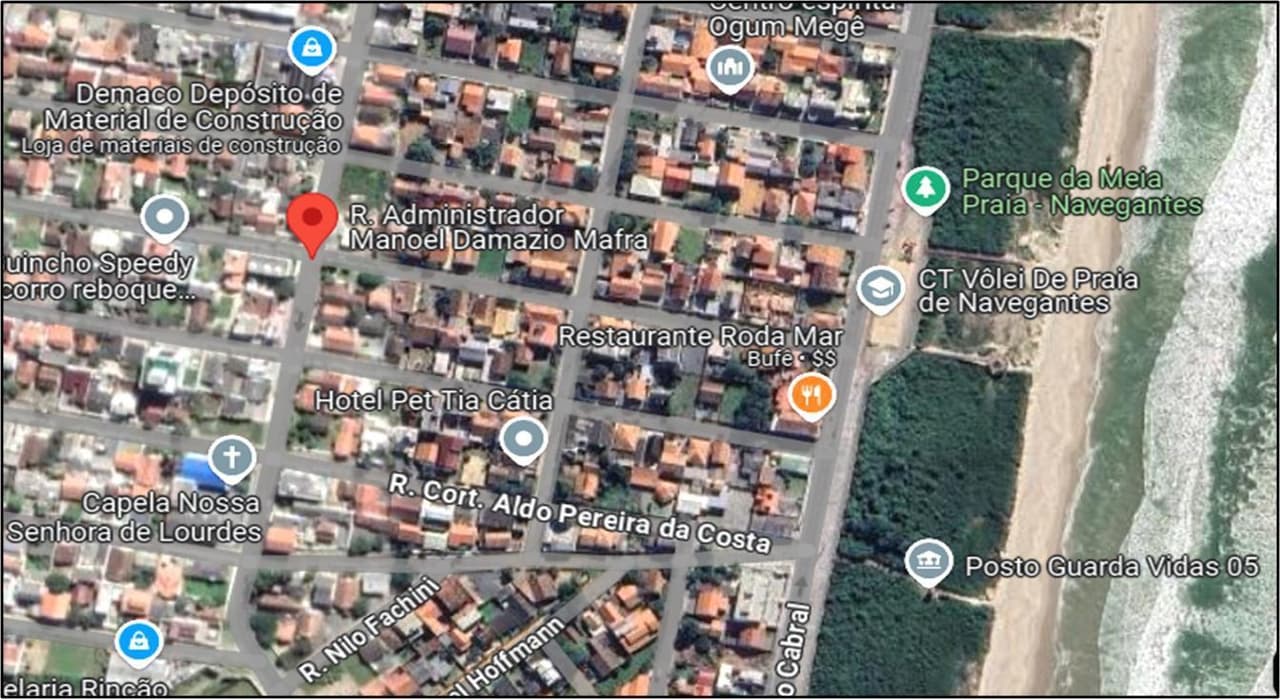 Foto 3 de 33: Comercial em leilão em Navegantes - SC — Prédio residencial com 03 andares na Rua Adm Manoel Damázio Mafra, Bairro Meia Praia, Navegantes/SC - SB Crédito