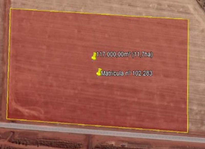 Foto 2 de 10: Terreno em leilão em Rio Verde - GO — Terreno Industrial - 117.000 m², em Rio Verde/GO - Desocupado