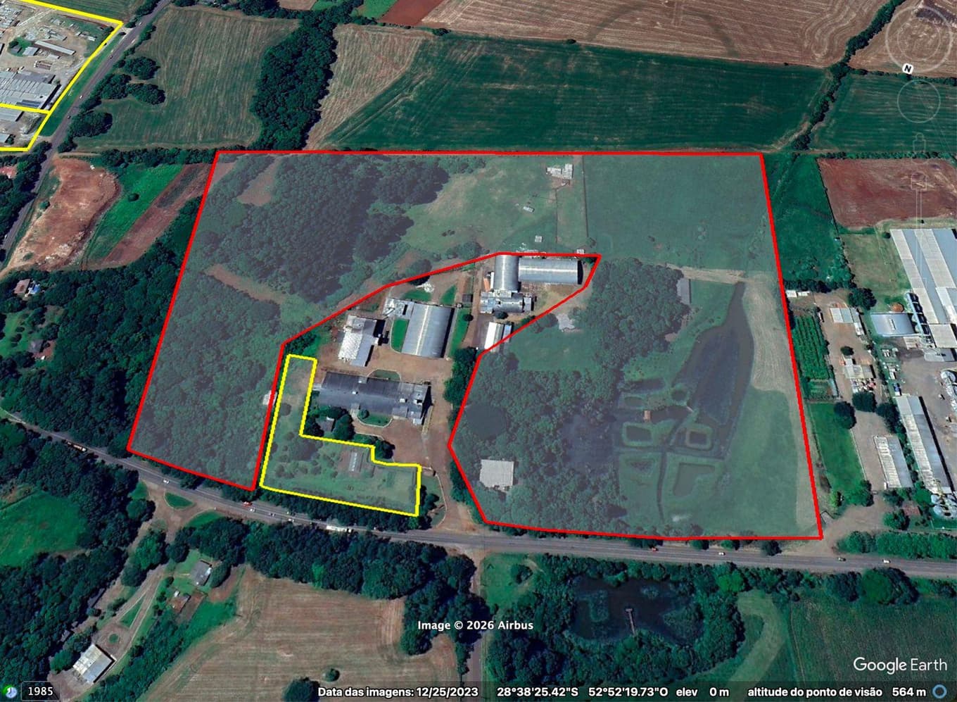Foto 2 de 7: Area Rural em leilão em Tapera - RS — Uma área de terras com a superfície de (81.337,83m²).