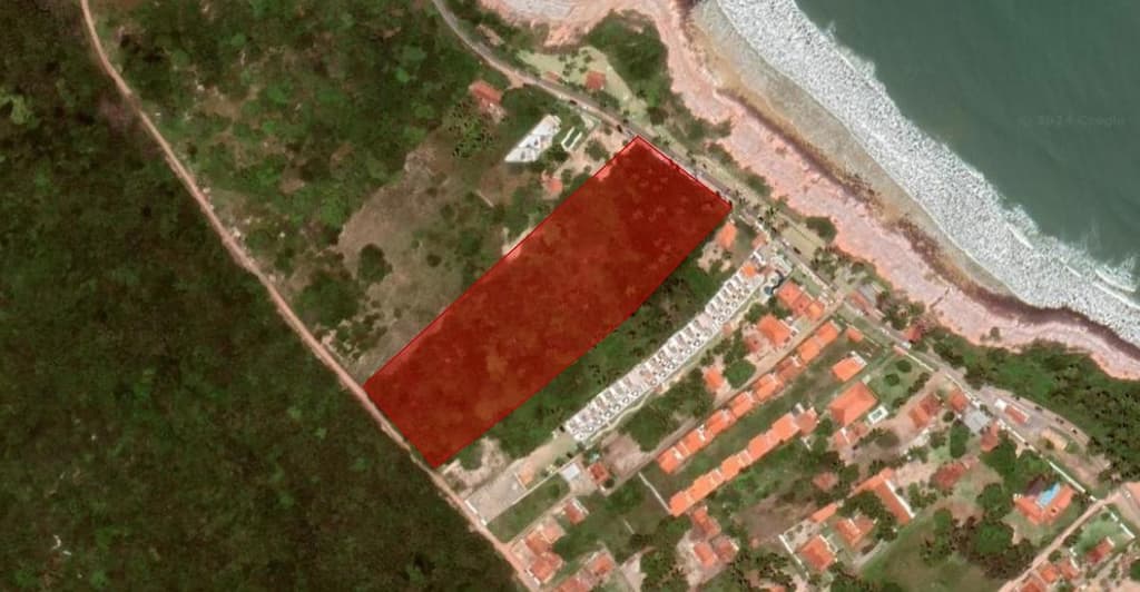 Foto 3 de 4: Terreno em leilão em Nísia Floresta - RN — Terreno 14.525m², Desocupado, Praia de Tabatinga, Nísia Floresta/RN