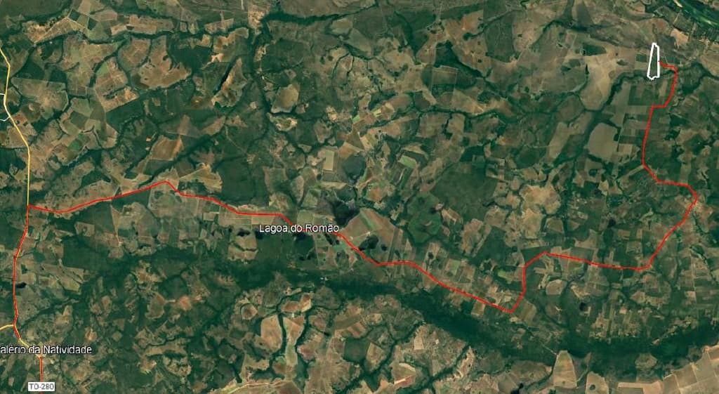 Foto 17 de 17: Area Rural em leilão em Paranã - TO — IMÓVEL RURAL | 1.522,3316 HA | FAZENDA LARGA OU LARGA DO ZÉ JANUÁRIO | PARANÃ/TO.